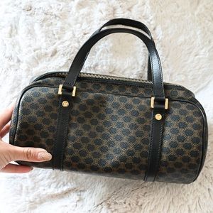 Authentic CELINE Macadam Monogram bowling bag